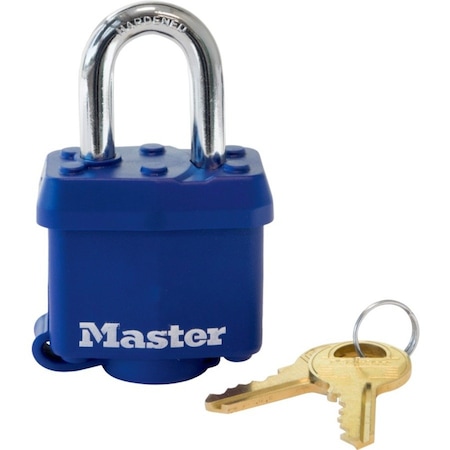 Master Lock 1-11/16 in. H X 1 in. W X 1-9/16 in. L Vinyl Covered Steel 4-Pin Cylinder Weather-Resist 312D