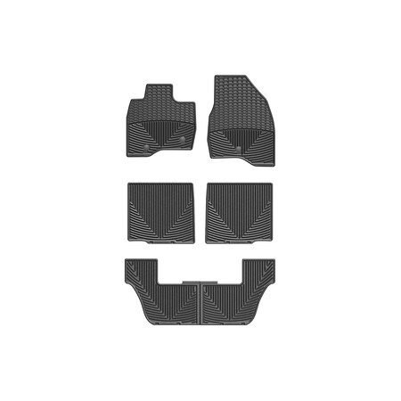 Weathertech Black, Front, Rear, and Rear All Weather Floor Mats W403-W231-W232