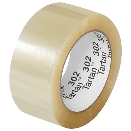 Tartan Packing Tape, 1.6 mil Thick, 48 mm W x 100 m L, Clear, 36 PK T902302