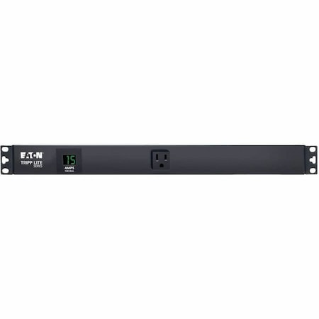Tripp Lite PDU METERED 120V 15A 5-15R 13 OUTLET 5-15P HORIZONTAL 1URM PDUMH15-RA
