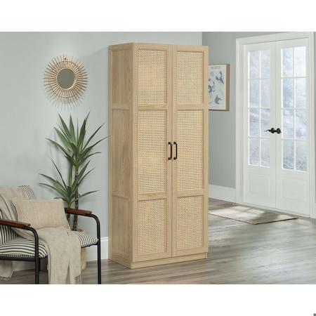 Sauder Rattan 16in d 2-Door Cabinet Hash 3a 443649