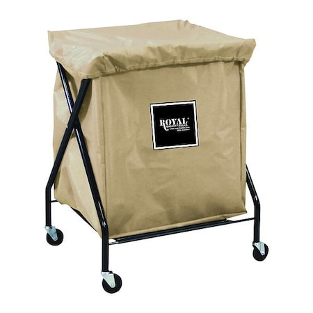 Royal Basket Trucks X-Frame Hamper, 150 lb Capac., 22" L G06-TTX-XAA-3ONN