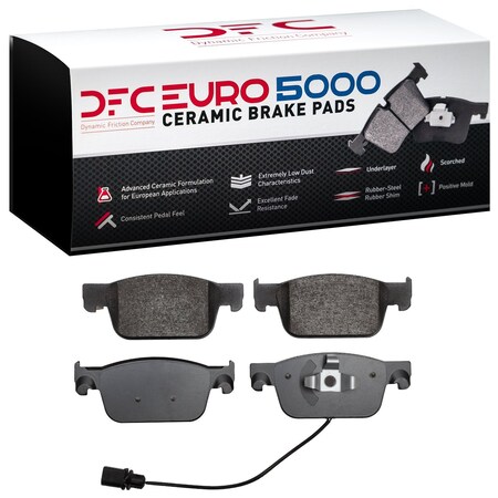 Dfc 5000 Euro Ceramic Disc Brake Pad Set,  1600-1953-00