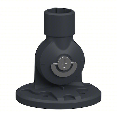 Schneider Electric Tower Light Mount, 3 1/2 in dia., Gray XVZ06