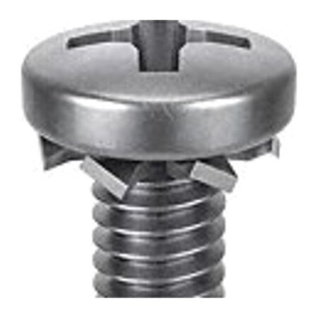 M4-0.70 x 8 mm Phillips Pan Machine Screw, Passivated 18-8 Stainless Steel, 10 PK