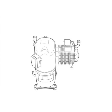 Copeland 208/230v1ph R22 59,600BTU COMP CRNQ-050E-PFV-970
