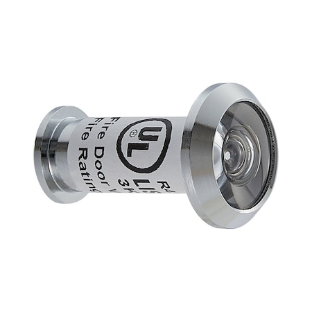 Geo 180 Degree Door Viewer for 9/16" Hole for 1-3/8" to 2-1/4" Door Polished Chrome Finish GBH-DV180UL-PC