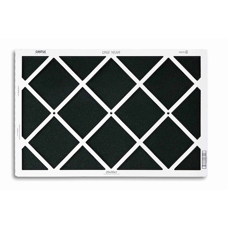 Castle Filters 20x30x1 Castle High Flow MERV 8 HVAC One-Year Air Filter 1-2030