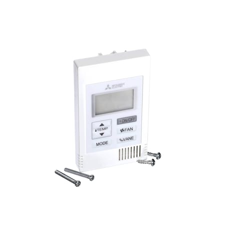 Mitsubishi Remote Controller, Wall Mount, Digital PAC-YT53CRAU-J