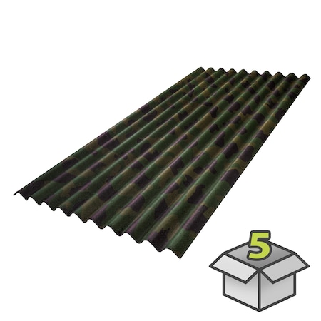 Ondura PREMIUM SERIES 10- CAMO 38x79, 5PK 199164