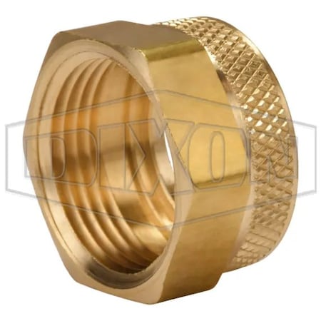 Dixon 1 in NPSH NUT in LEAD FREE BRASS 5911616NLF