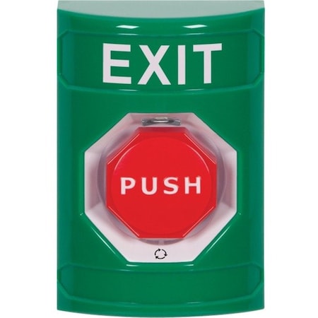 Safety Technology International Exit Push Button, Green, SPDT, 2-7/8" D SS2109XT-EN