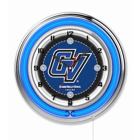 Holland Bar Stool Co Grand Valley State University Double Neon 19" Clock Clk19GVStUn