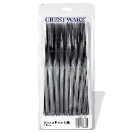 Crestware Windsor Med Dinner Knife Pack 3 dz WINP318