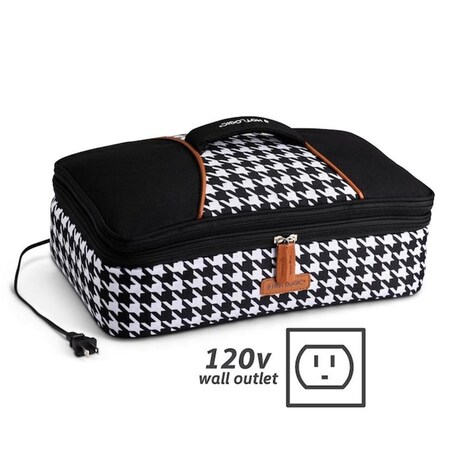 Hotlogic 16801170-HND Portable Casserole Expandable Max Oven XP, Houndstooth 16801170HND
