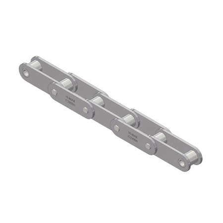 Senqcia Hi-Max Conveyor Series Double Pitch Riveted Standard , 10 ft OAL, 2.5P, .75 Dia x .75 W C2100HMRB