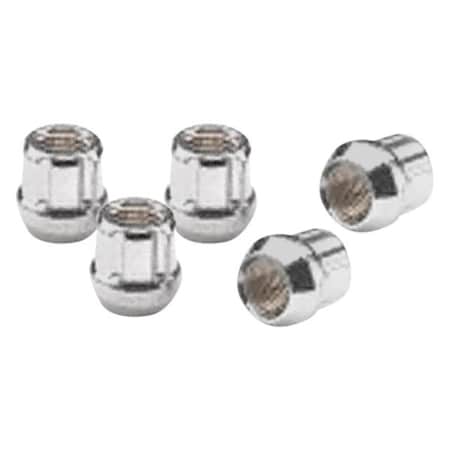 Perfectpitch Small Diameter Lug Nuts Open End Bulk Acorn - 12 mm x 1.25 in. PE3628289