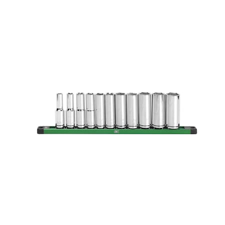 Sk 11 Piece SAE 1/2-In Drive Set Deep Socket Set SK01348