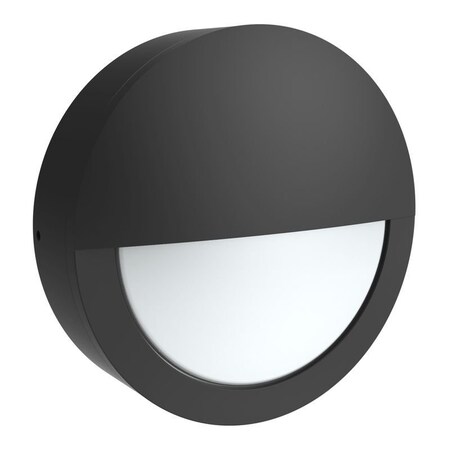Westgate LED ROUND NAUTICA BULKHEAD 9/12/15W 30/40/50K PHOTOCELL, BLK, 9W/12W/15W, 30K/40K/50K, Black BKRN-15W-MCTP-BK-P