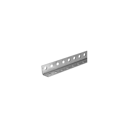 Steelworks Perforated Angle 1-1/4in W X 36in L Steel Zinc Plated 11133