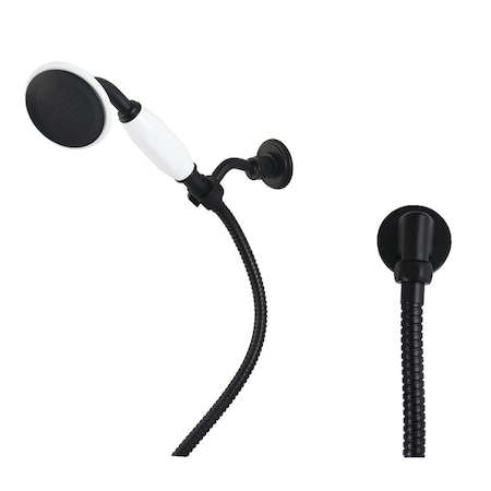 Kingston Brass Hand Shower Kit, Matte Black KX1060BE