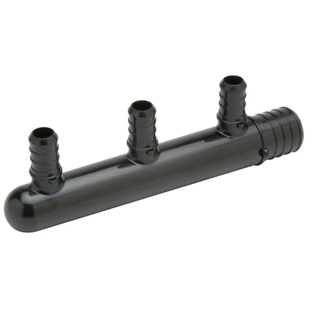 Zurn CR Polymer Multi-Port Tee - 1in X 3 - 1/2in OUTLETS - Closed End QPM53-3