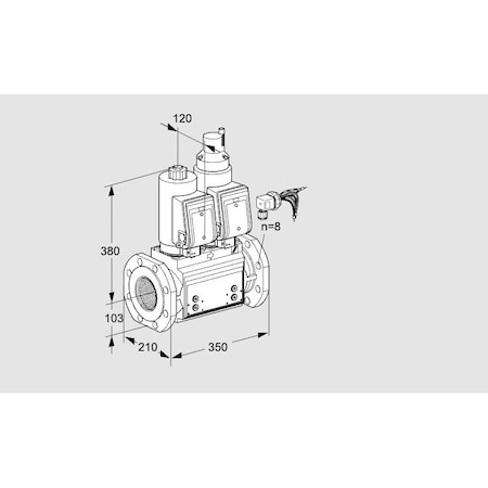 Honeywell Kromschroder VCS8100F05NLWGRB/PPPP/PPPP KS88207299