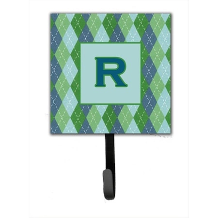 Carolines Treasures Letter R Initial Monogram - Blue Argoyle Leash Holder Or Key Hook CJ1020-RSH4