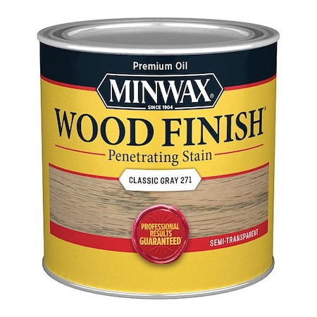 Minwax Wood Stain, 0.5 pt, Classic Gray 227614444