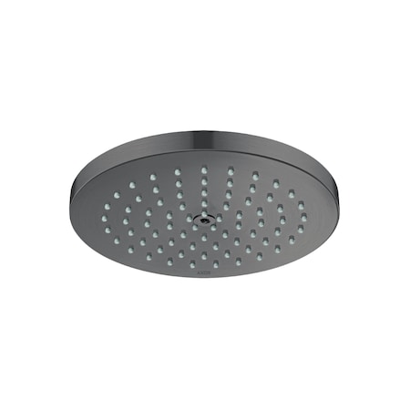 Axor ShowerSolutions Showerhead 180 1-Jet Powder Rain, 2.5 GPM in Brushed Black Chrome 28615341