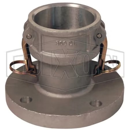 Dixon Cam and Groove Coupler, 2 in Nominal, Coupler x Class 150 Flange End Style, Aluminum, Domestic 200-DL-AL