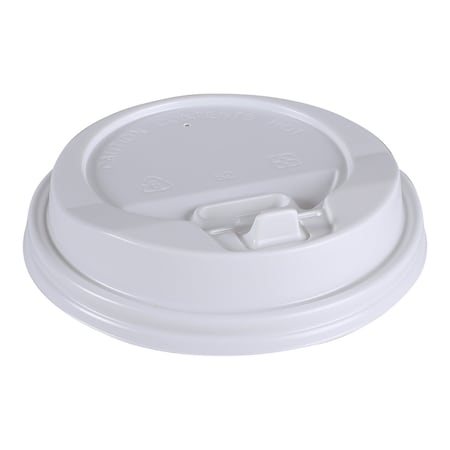 Empress Dome Lid for 10-20oz Paper Hot Cups White, 1000PK E1020-DLW