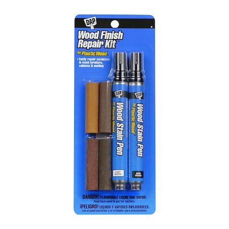 Dap Wood Finish Repair Kit, Stick, Wood Scratch Repair, Light Brown 7079804100