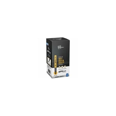 Avery Marks A Lot Avery Ultra Duty Marks-A-Lot Permanent Markers - 0.5 mm Chisel Marker Point - Black Ink, 6PK 29842