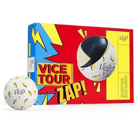 Vice Golf Tour Zap Golf Balls, 12PK 111242