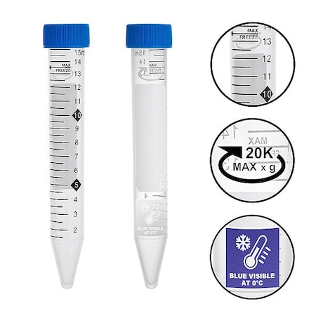 Zoro Select Centrifuge Tube, 0.67 in Dia, PK500 C2800