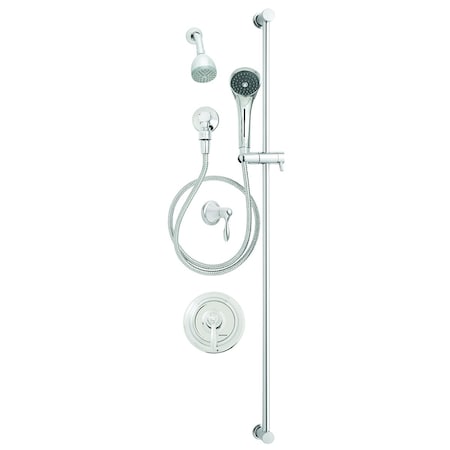 Speakman Trim and Shower System (Valve not included), 1.5 GPM, Polished Chrome SLV-5060-E15
