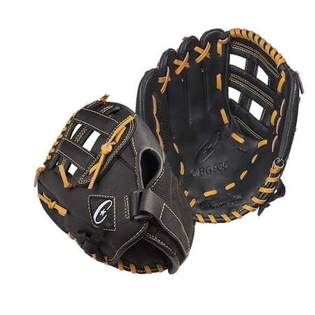 Perfectpitch 11 in. Physical Education Glove Series - Full Right, Black PE890552