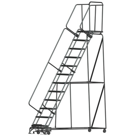 Ballymore Lockstep Rolling Ladder, Steel, 120 in.H 123221GSU