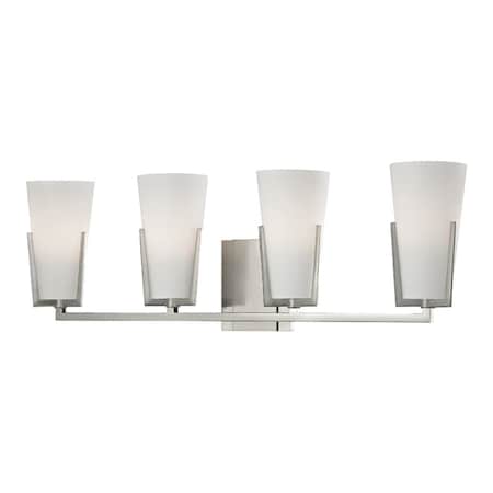 Hudson Valley Lighting Upton 4 Light Bath And Vanity 26.25 In. Satin Nickel 1804-SN