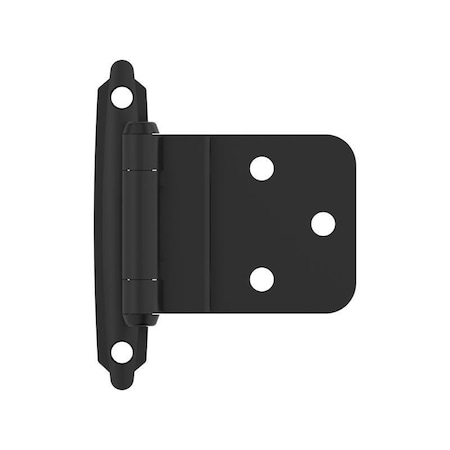 Amerock 2-15/79 in. W X 2-3/4 in. L Flat Black Steel Cabinet Hinge, 10PK TENR3428FB