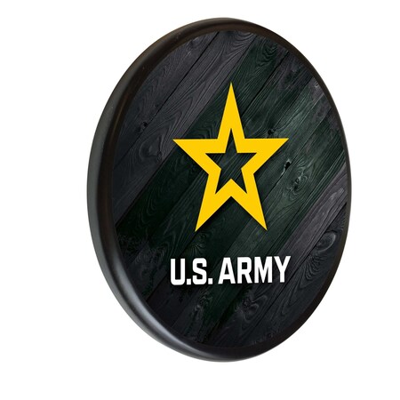 Holland Bar Stool Co United States Army 13" Solid Wood Sign WSgnPBlkArmy