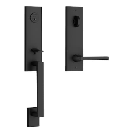Baldwin Emergency Egress Seattle Handleset with Square Lever and Contemporary Square Escutcheon with 6AL EESEAXSQUCQE190