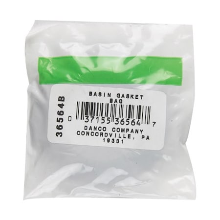 Danco 36564B 2.37 in. Mack Basin Gasket, 5PK 4079018