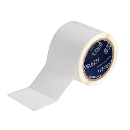 Brady Pre-Cut Label Stock Roll, White, Matte J40-19-2618