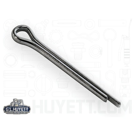 Huyett Cotter Pin, 316 Stainless Steel, 0.156 in Dia x 1.500 in Effective Length CPS16-156-1500