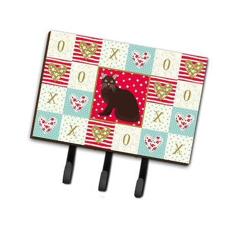 Carolines Treasures 6 x 2 x 9 in. Burmese No.2 Cat Love Leash or Key Holder CK5748TH68