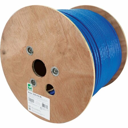 Eaton Tripp Lite Series Cat8 25G/40G Solid Core S/FTP Bulk Ethernet Cable, CMR Rated, Blue, 1000 ft. N226-01K-BL