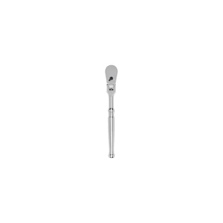 Tekton 3/8 in Drive 90 Geared Teeth Pear Hand Ratchet, Polished SRH21108