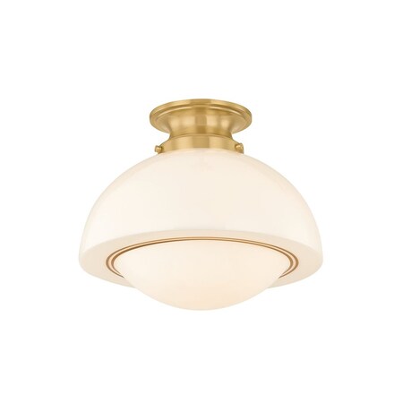 Mitzi 1 Light Kristen Wall Sconce Aged Brass H1093101-AGB